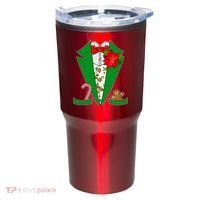 Christmas Party Tuxedo Suit Top Tumbler thumb 0