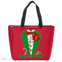 Christmas Party Tuxedo Suit Top Tote Bag thumb 0