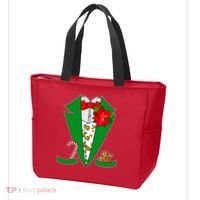 Christmas Party Tuxedo Suit Top Tote Bag thumb 3