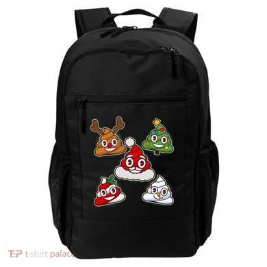 Christmas Poop Emoji Group Backpack