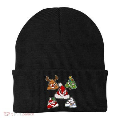 Christmas Poop Emoji Group Beanie
