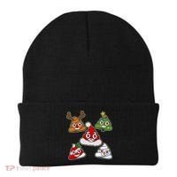 Christmas Poop Emoji Group Beanie thumb 0