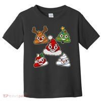 Christmas Poop Emoji Group Toddler T-Shirt thumb 0