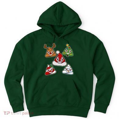 Christmas Poop Emoji Group Hoodie