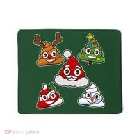 Christmas Poop Emoji Group Mousepad thumb 0