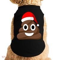 Christmas Poop Emoji Smiley Doggie Tank thumb 0