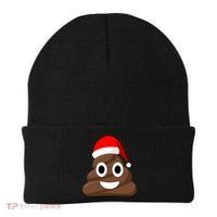 Christmas Poop Emoji Smiley Beanie thumb 0