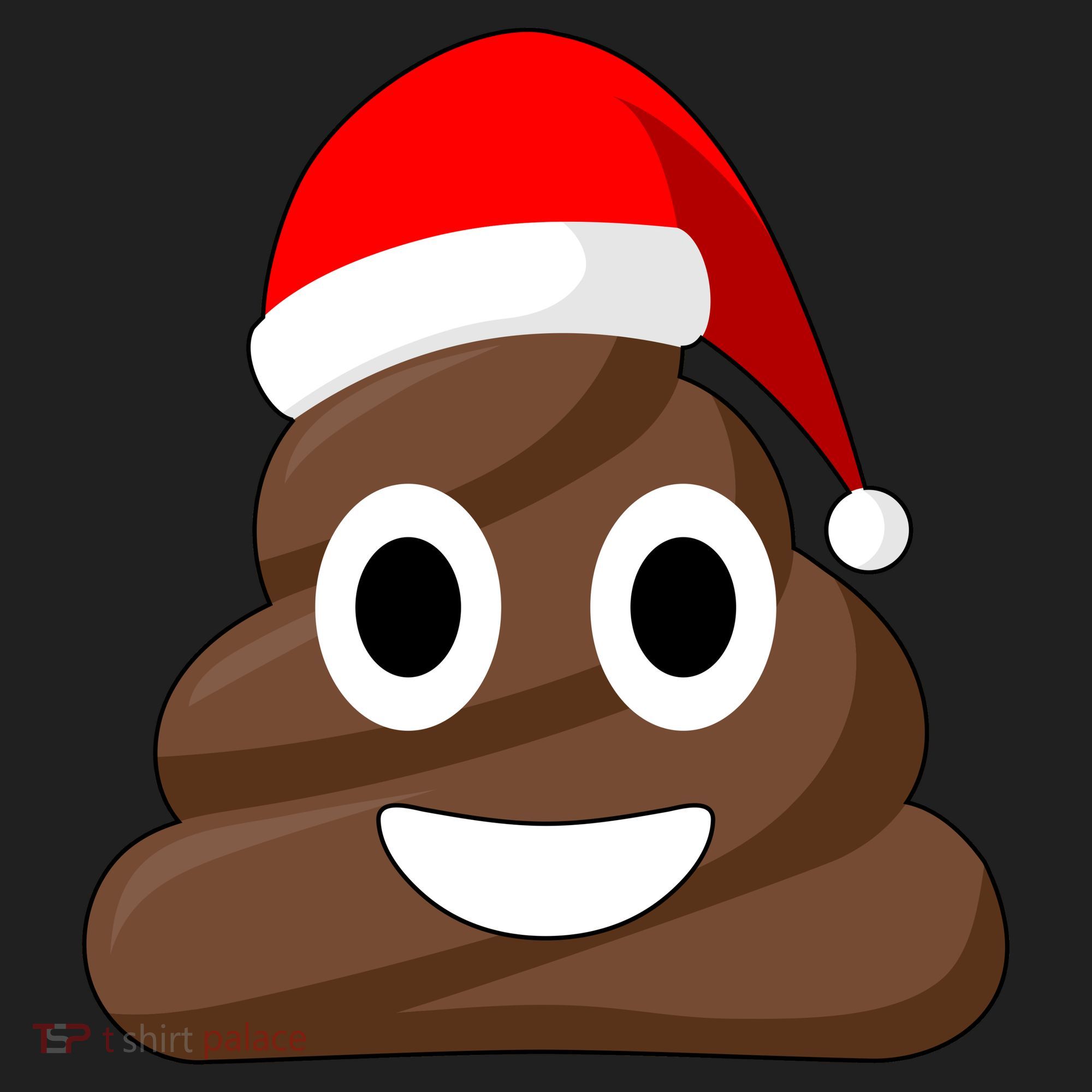 Christmas Poop Emoji Smiley Beanie
