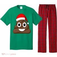 Christmas Poop Emoji Smiley Pajama Set thumb 0