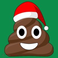 Christmas Poop Emoji Smiley Women's T-Shirt thumb 6