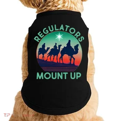Christmas Regulars Mount Up Three Wise Men Doggie Tank