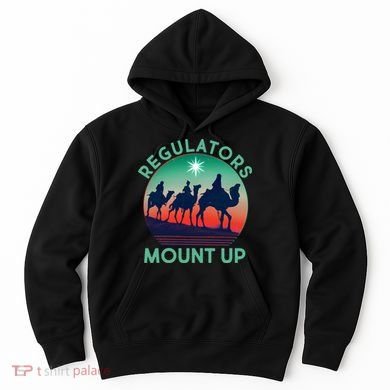 Christmas Regulars Mount Up Three Wise Men Hoodie