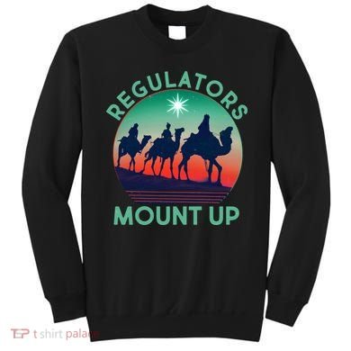 Christmas Regulars Mount Up Three Wise Men Sweatshirt