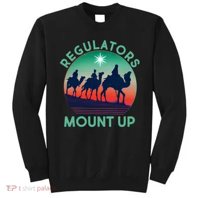 Christmas Regulars Mount Up Three Wise Men Sweatshirt