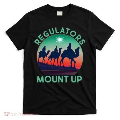 Christmas Regulars Mount Up Three Wise Men T-Shirt