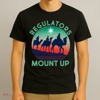 Christmas Regulars Mount Up Three Wise Men T-Shirt thumb 3