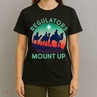 Christmas Regulars Mount Up Three Wise Men T-Shirt thumb 4