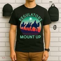 Christmas Regulars Mount Up Three Wise Men T-Shirt thumb 6
