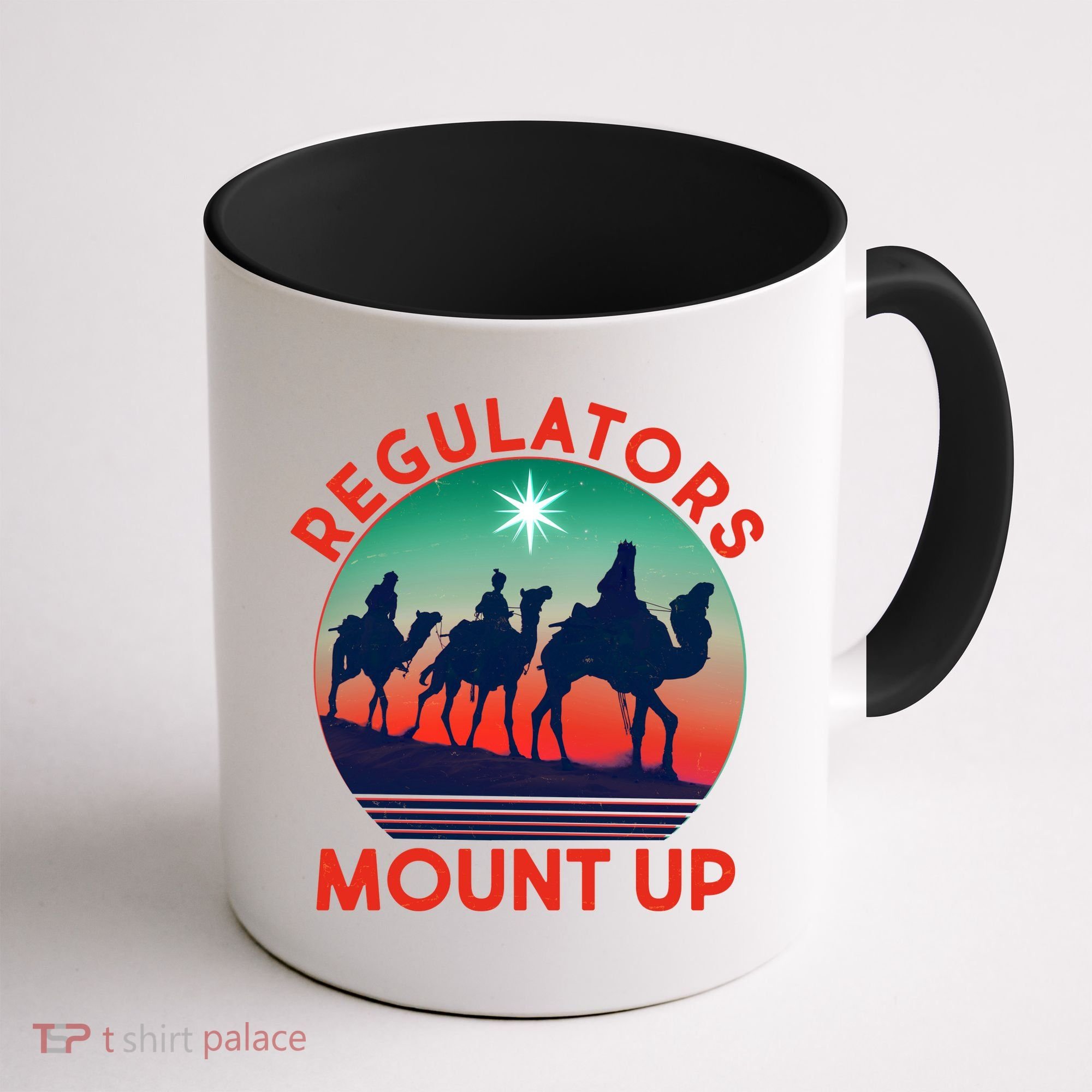 Christmas Regulars Mount Up Three Wise Men Coffee Mug
