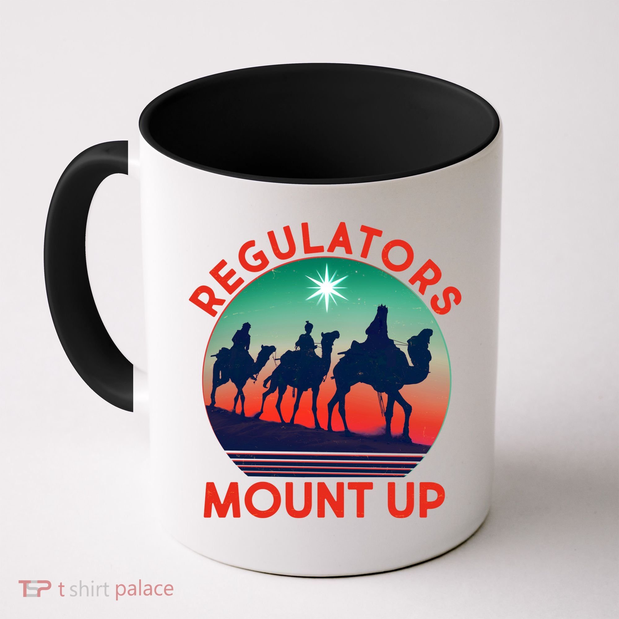 Christmas Regulars Mount Up Three Wise Men Coffee Mug
