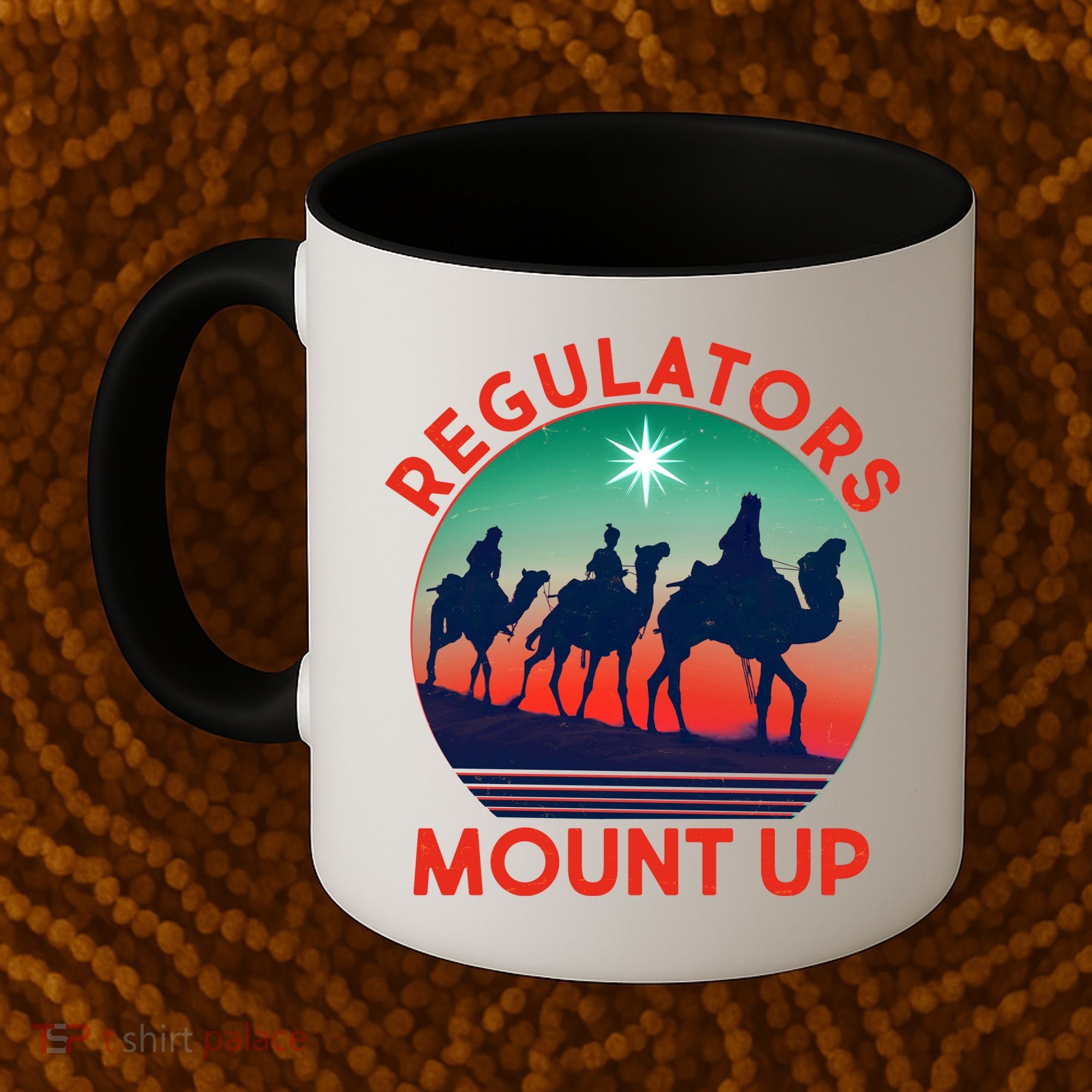 Christmas Regulars Mount Up Three Wise Men Coffee Mug