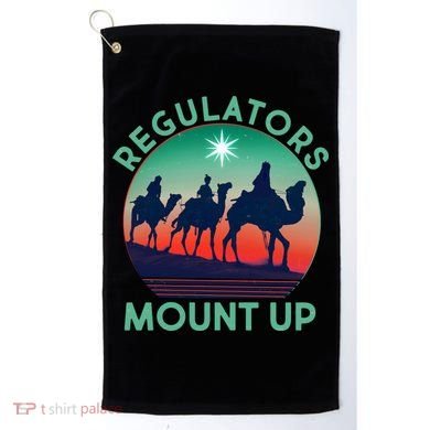 Christmas Regulars Mount Up Three Wise Men Golf Towel
