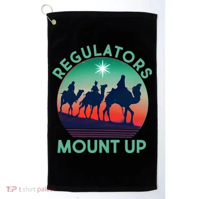 Christmas Regulars Mount Up Three Wise Men Golf Towel