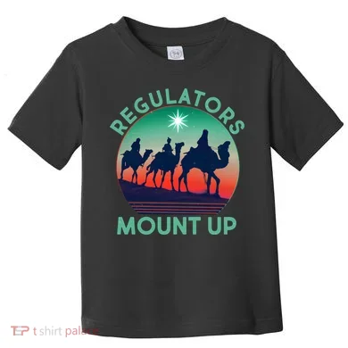 Christmas Regulars Mount Up Three Wise Men Toddler T-Shirt