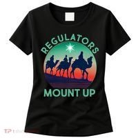 Christmas Regulars Mount Up Three Wise Men Women's T-Shirt thumb 0