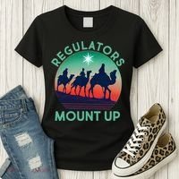Christmas Regulars Mount Up Three Wise Men Women's T-Shirt thumb 3