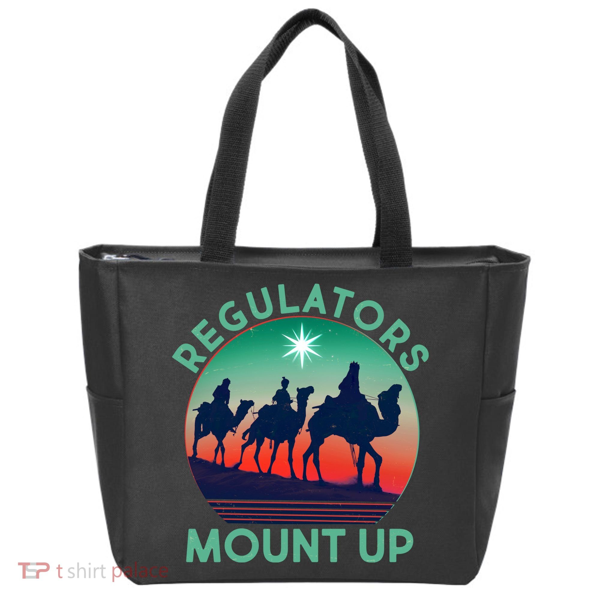 Christmas Regulars Mount Up Three Wise Men Tote Bag