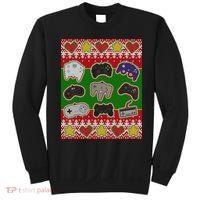 Christmas Retro Video Game Controllers Ugly Sweater Sweatshirt thumb 0