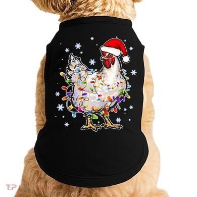Christmas Santa Chicken Doggie Tank