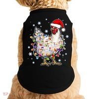 Christmas Santa Chicken Doggie Tank thumb 0