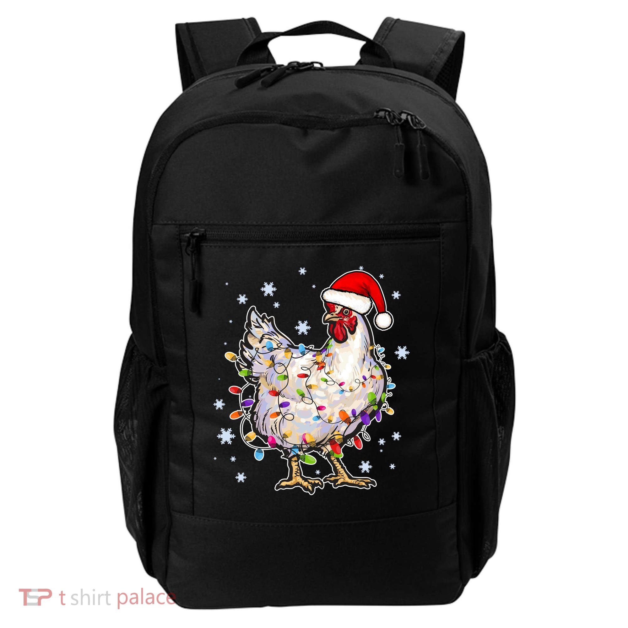 Christmas Santa Chicken Backpack