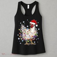 Christmas Santa Chicken Women's Tank Top thumb 3