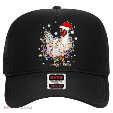 Christmas Santa Chicken Hat