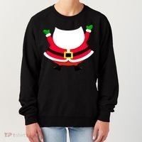 Christmas Santa Claus Big Head Suit Women's Sweatshirt thumb 0