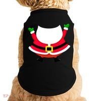 Christmas Santa Claus Big Head Suit Doggie Tank thumb 0