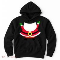Christmas Santa Claus Big Head Suit Hoodie thumb 0