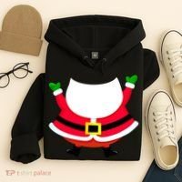 Christmas Santa Claus Big Head Suit Hoodie thumb 4