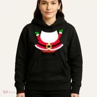 Christmas Santa Claus Big Head Suit Hoodie thumb 5