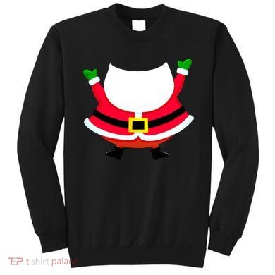 Christmas Santa Claus Big Head Suit Sweatshirt