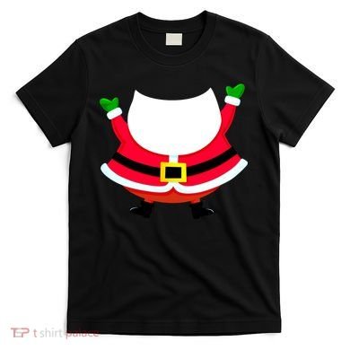 Christmas Santa Claus Big Head Suit T-Shirt