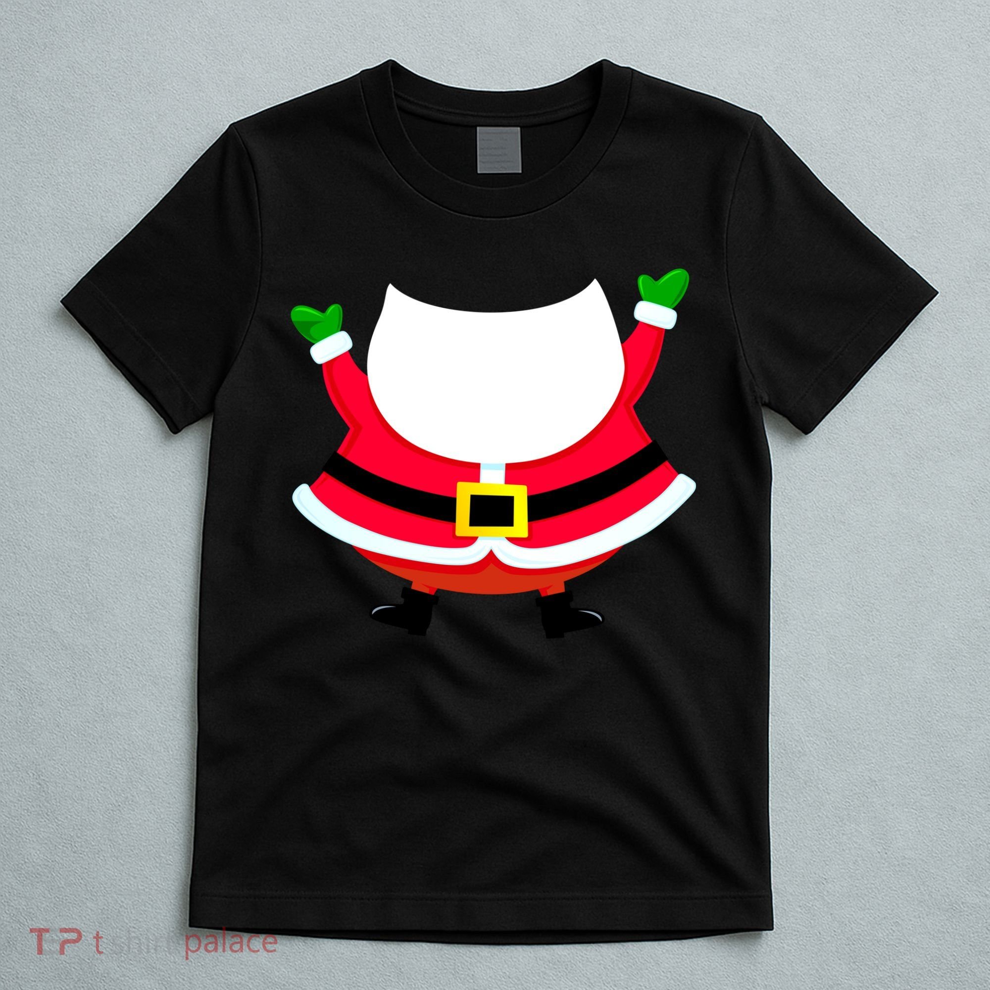 Christmas Santa Claus Big Head Suit T-Shirt