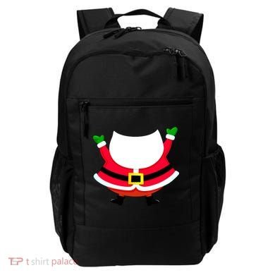 Christmas Santa Claus Big Head Suit Backpack