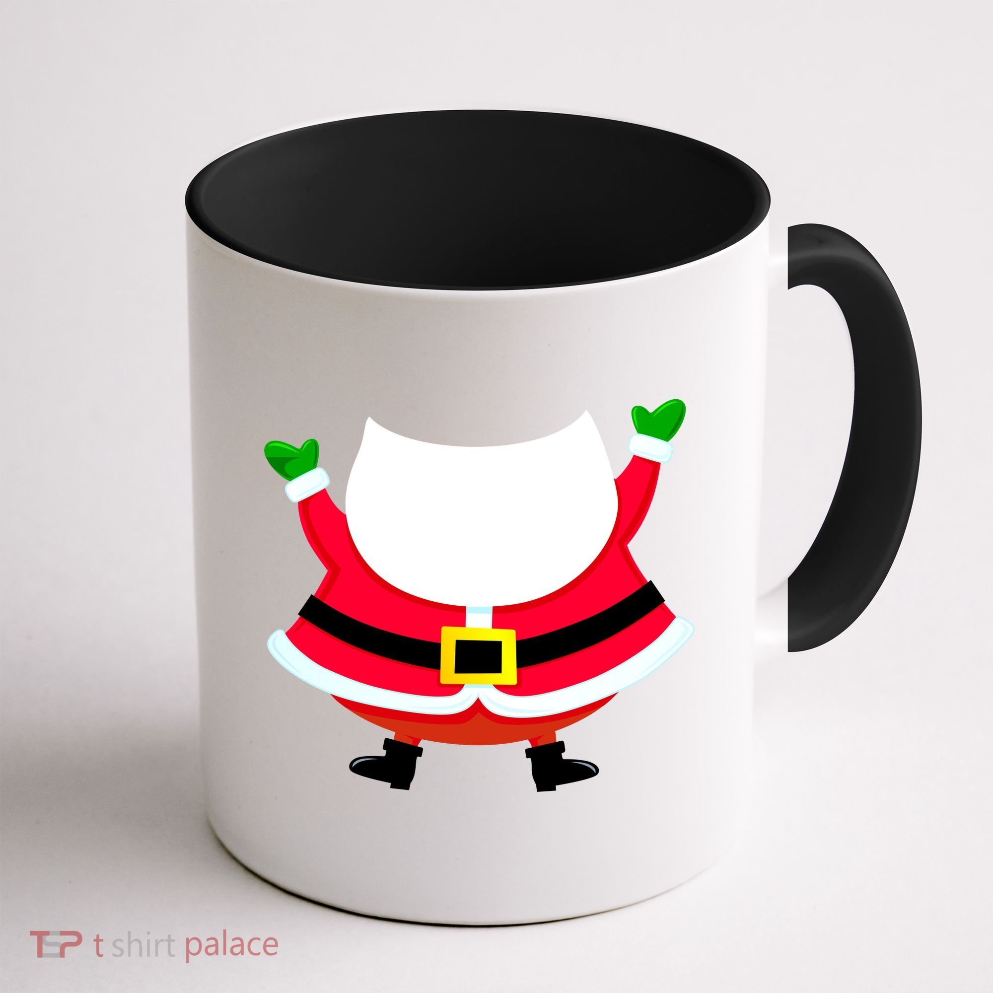 Christmas Santa Claus Big Head Suit Coffee Mug