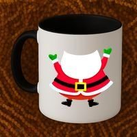 Christmas Santa Claus Big Head Suit Coffee Mug thumb 2