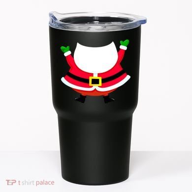 Christmas Santa Claus Big Head Suit Tumbler