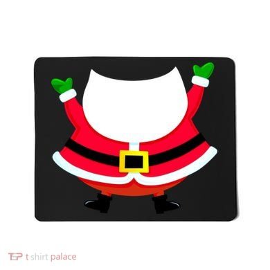 Christmas Santa Claus Big Head Suit Mousepad